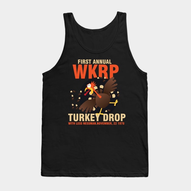 wkrp turkey drop Tank Top by KyleCreated